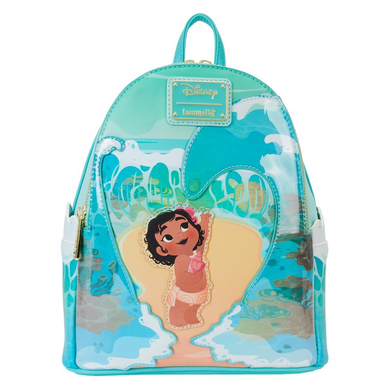 Young Moana Ocean Waves Glow Mini Backpack