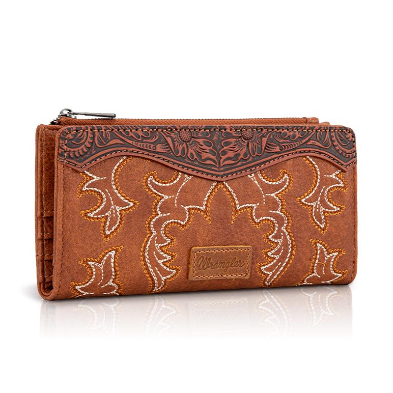 Wrangler Vintage Clutch Wallet with Multi Slots for Credit Cards