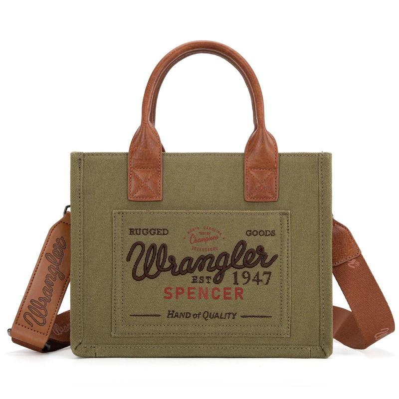 Wrangler Vintage Canvas Tote Crossbody