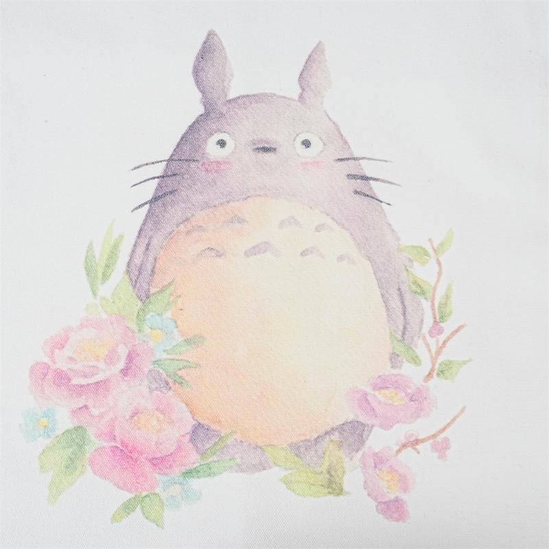 Totoro Canvas Tote Bag, Cute Shopping Bag, Reusable Shoulder Bag,Handmade Fall Bags,Hayao Miyazaki Animation Enthusiast, Christmas Gift tote bag