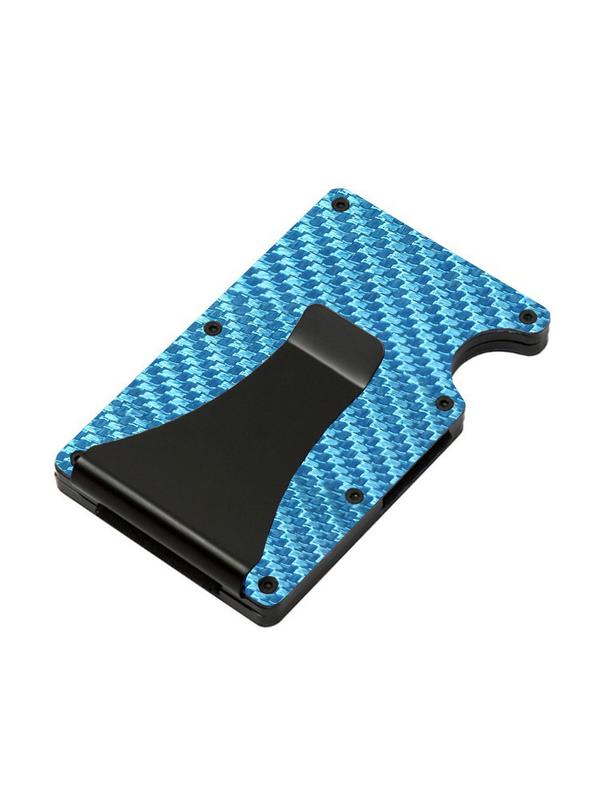 Men's Carbon Fibre Anti-theft Business Card Holder, Aluminum Alloy Card Holder, Rfid Blocking Card Holder