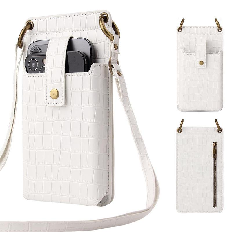 Fashionable All-match Phone Crossbody Bag, Multi-functional Phone Wallet, PU Leather Phone Bag for Women, Phone Accessories for iPhone 16 Pro Max