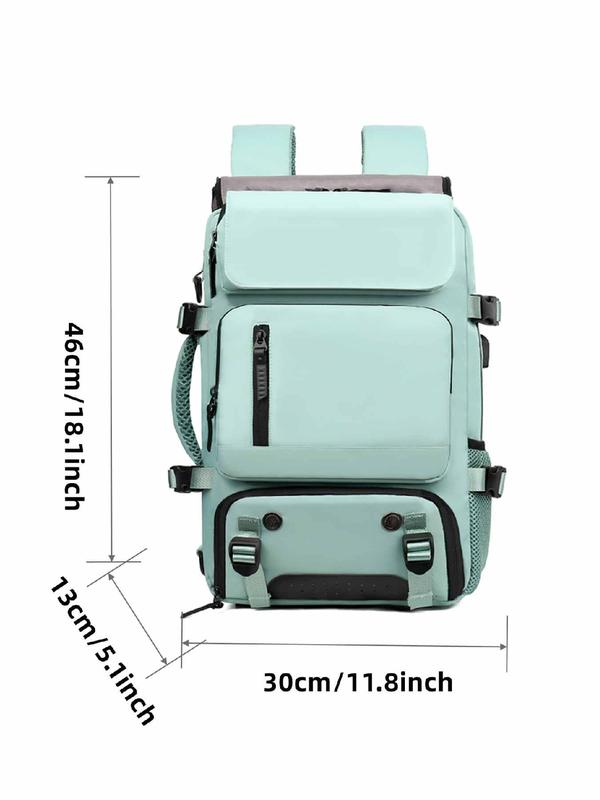 Multi-functional Backpack with Shoe Compartment, 2024 New Style Casual Large Capacity Backpack for Men & Women, Outdoor Hiking Camping Backpack