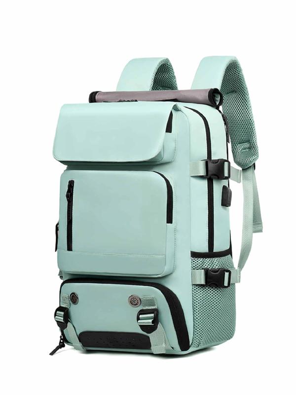 Multi-functional Backpack with Shoe Compartment, 2024 New Style Casual Large Capacity Backpack for Men & Women, Outdoor Hiking Camping Backpack