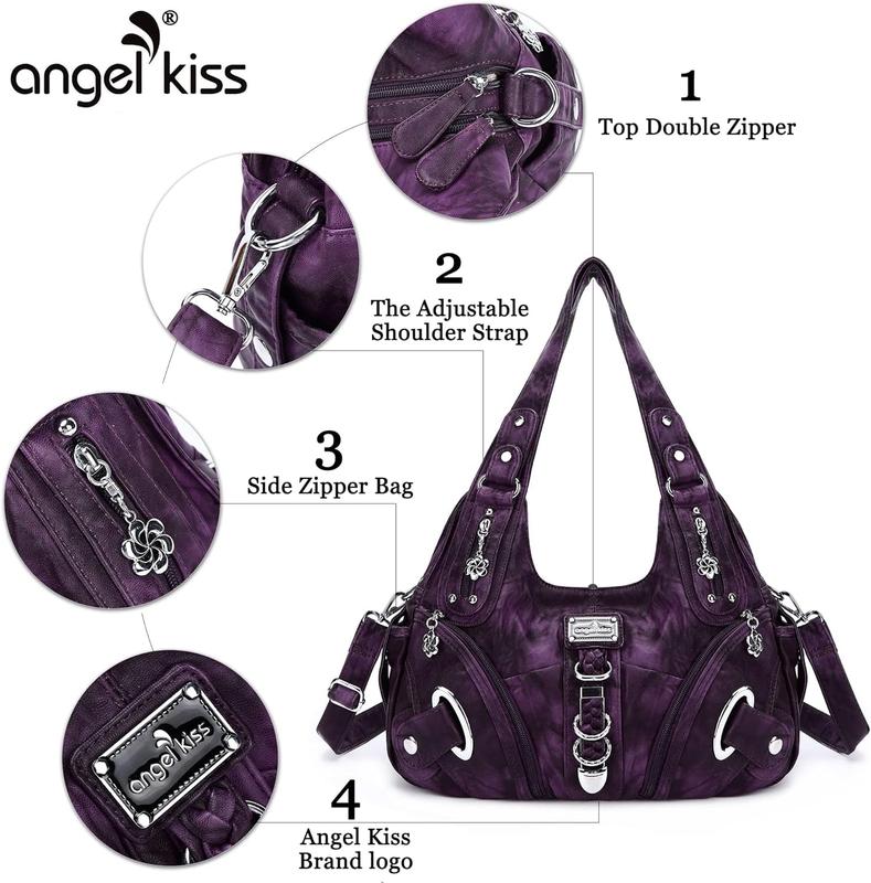 Purple Hobo Handbag