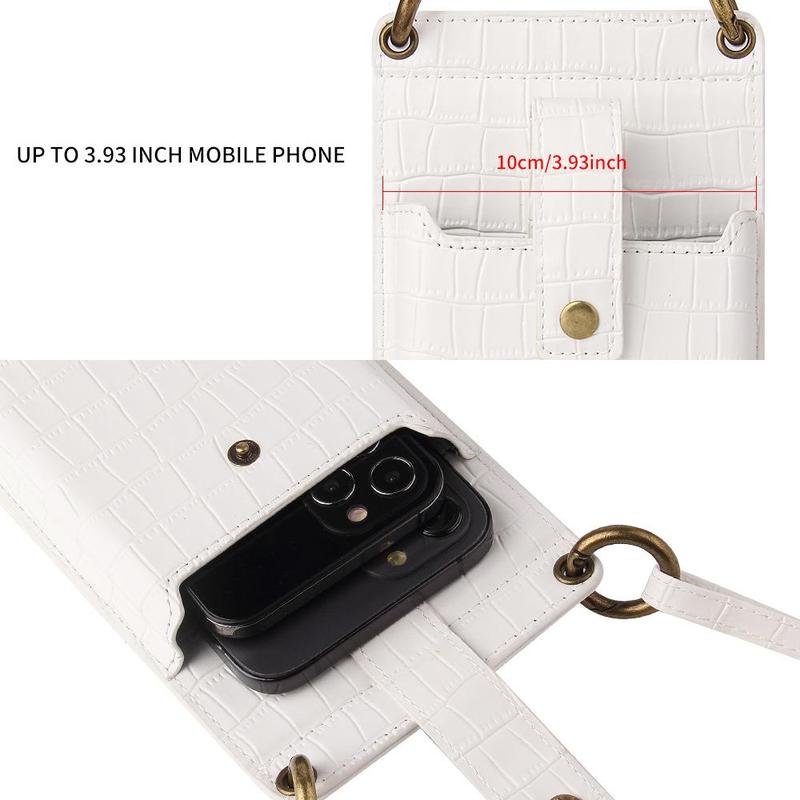 Fashionable All-match Phone Crossbody Bag, Multi-functional Phone Wallet, PU Leather Phone Bag for Women, Phone Accessories for iPhone 16 Pro Max