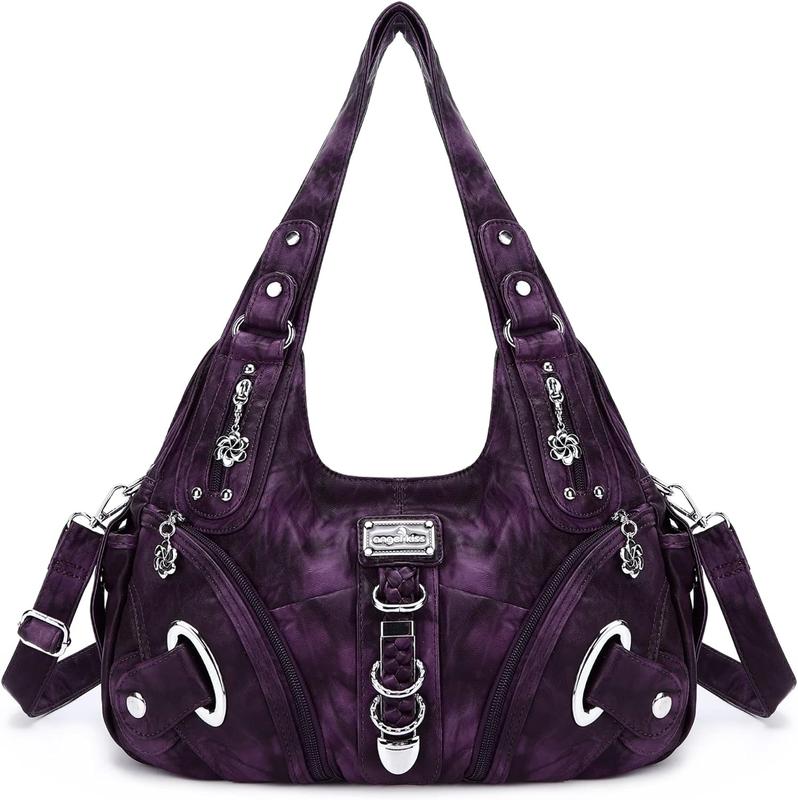 Purple Hobo Handbag