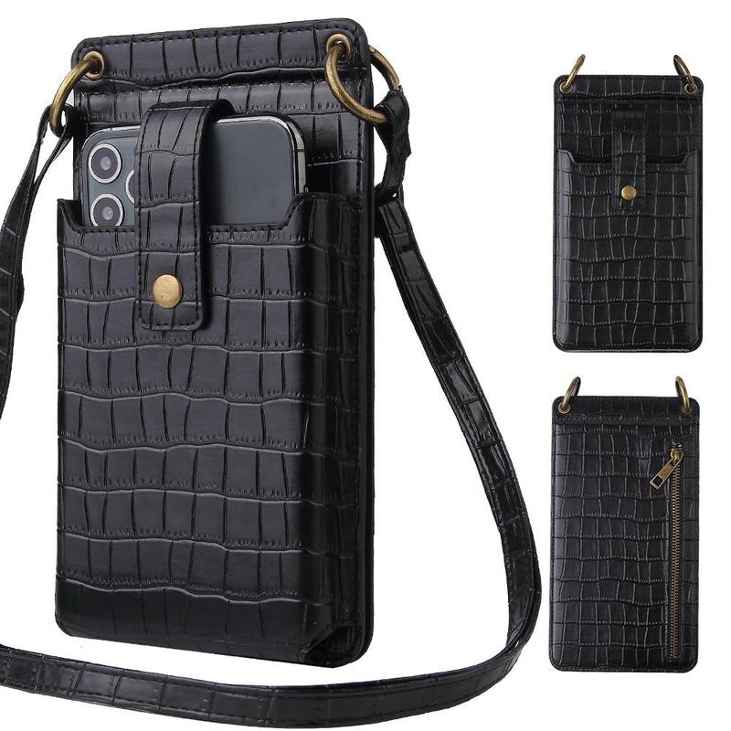 Fashionable All-match Phone Crossbody Bag, Multi-functional Phone Wallet, PU Leather Phone Bag for Women, Phone Accessories for iPhone 16 Pro Max