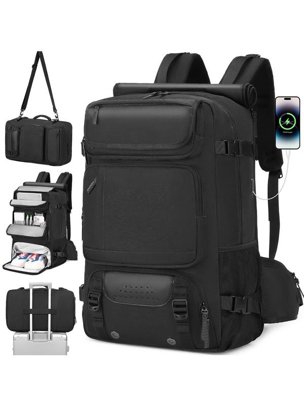 Large Capacity Backpacks for School, Multi-functional Waterproof Outdoor  Travel Backpack with Shoes Compartment & Usb Charging Port, Business Laptop College Bag