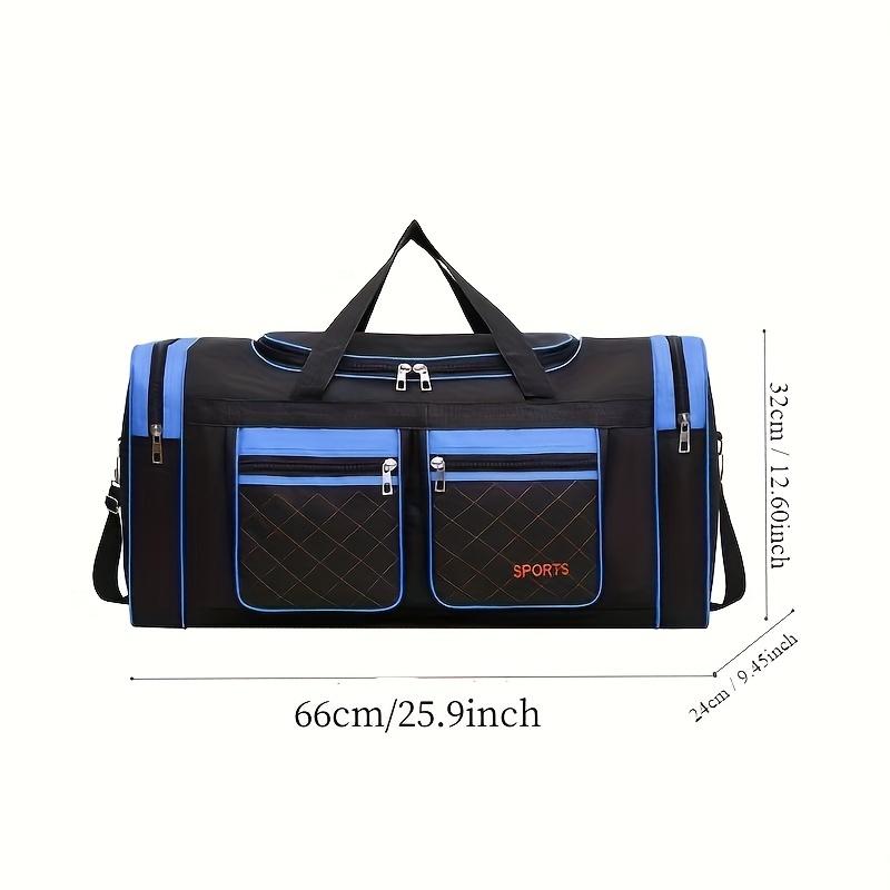 1pc Extra-Large Capacity Multi-Functional Handheld Luggage Bag - Durable Travel Storage for Men and Women, Perfect for Camping, Moving Home, and Outdoor Adventures - Water-Resistant, Lightweight, and Easy to Carry