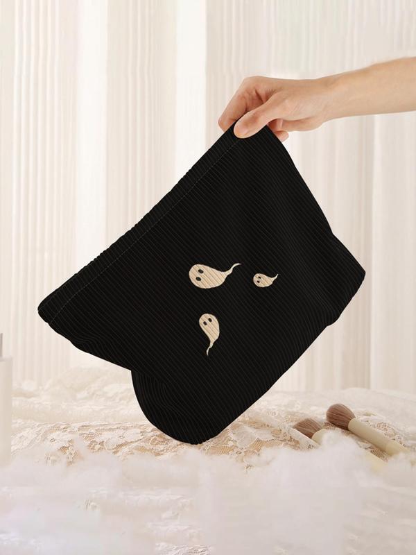 Cartoon Ghost Pattern Makeup Bag, Casual Fashion Multi-functional Storage Bag, Travel Makeup Bag, Suitable for Women and All Kinds of Occasions