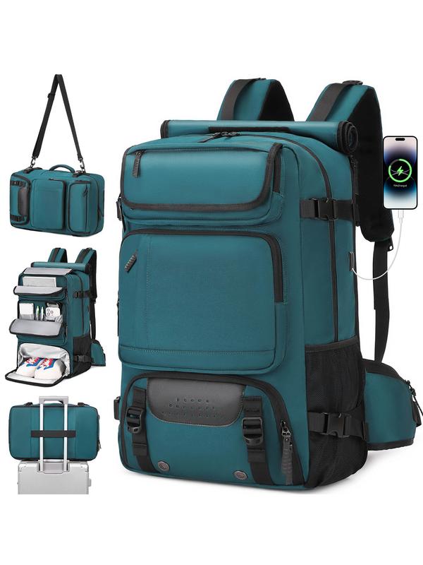 Large Capacity Backpacks for School, Multi-functional Waterproof Outdoor  Travel Backpack with Shoes Compartment & Usb Charging Port, Business Laptop College Bag