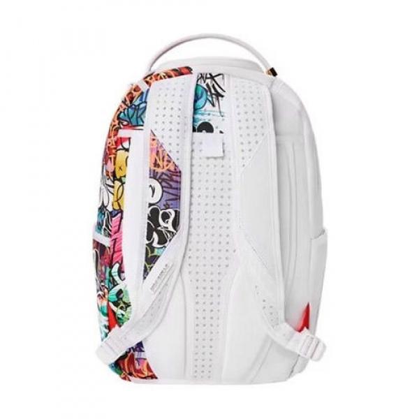 Graffiti Backpack Shark Bag Large-Capacity Backpack