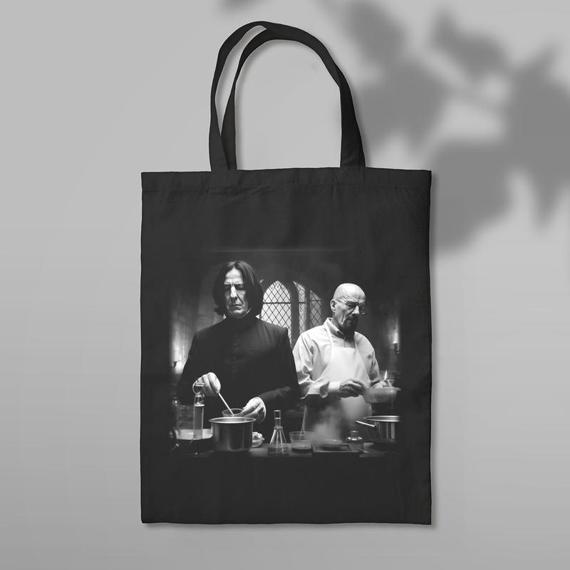 Severus Snape and Walter White in Lab Shirt