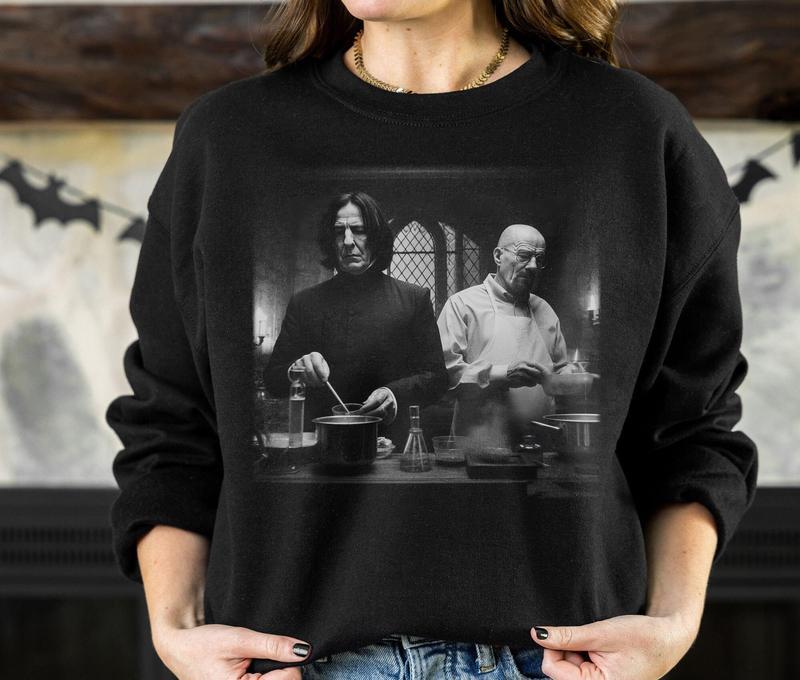 Severus Snape and Walter White in Lab Shirt