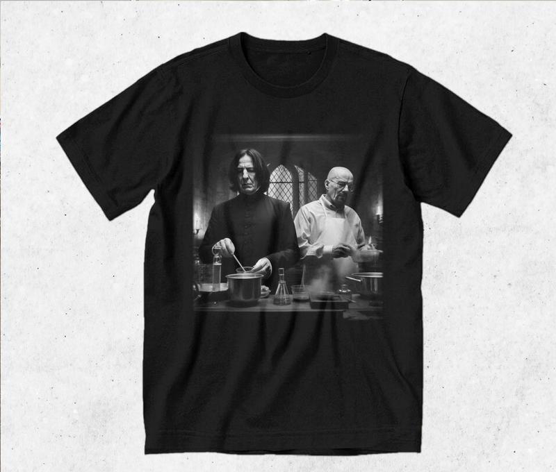 Severus Snape and Walter White in Lab Shirt