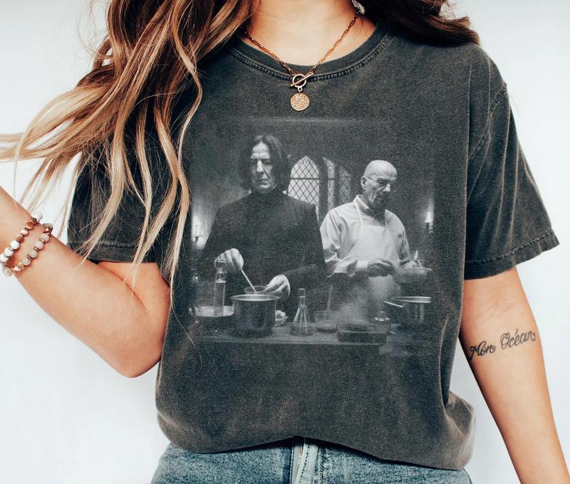 Severus Snape and Walter White in Lab Shirt