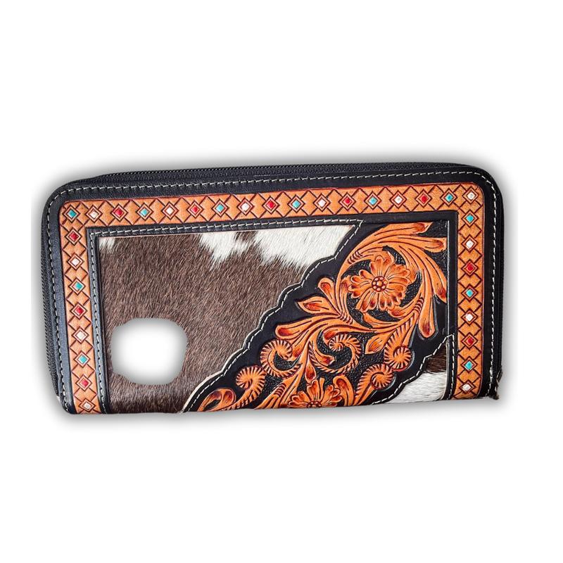 Myra Bag - Dorado Hand-Tooled Western Wallet