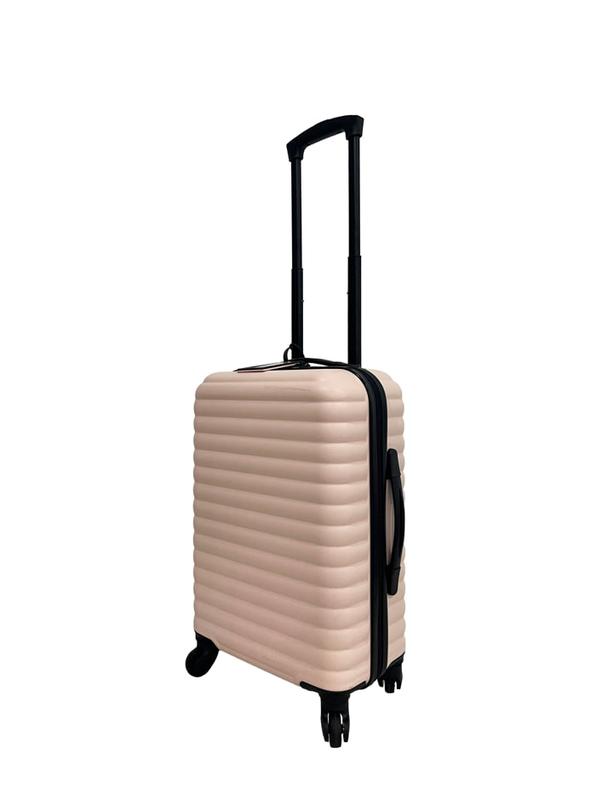 Protege 20Inch Hardside ABS Upright Luggage with 100% ABS Pink Blush