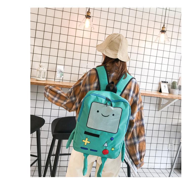 Cartoon Game Console Backpack, Funny Three-dimensional School Bag, Kawaii Nylon Travel Bookbag