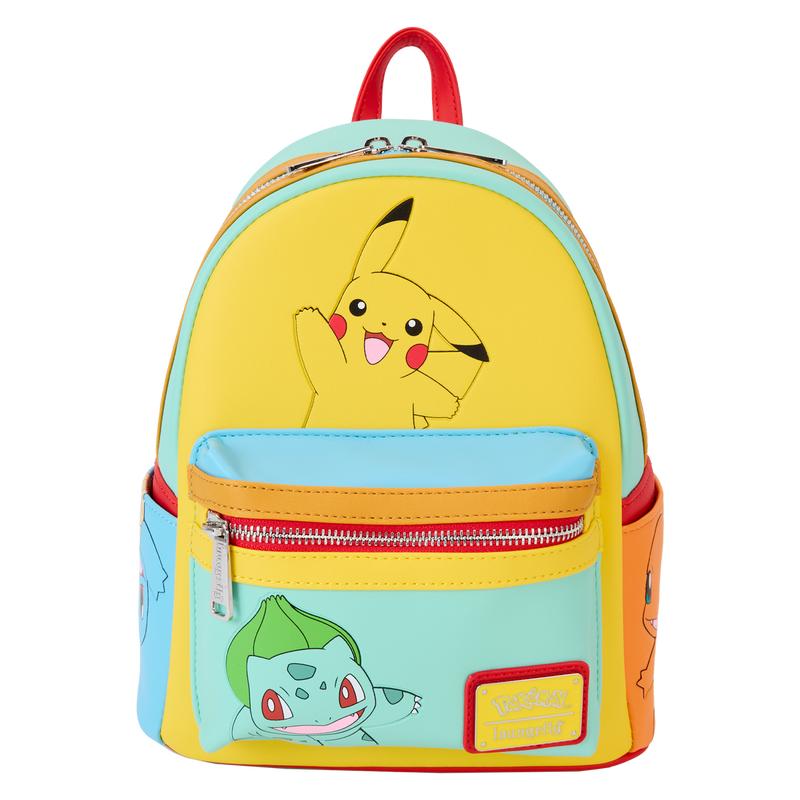 Pokemon Color Block Starters Mini Backpack