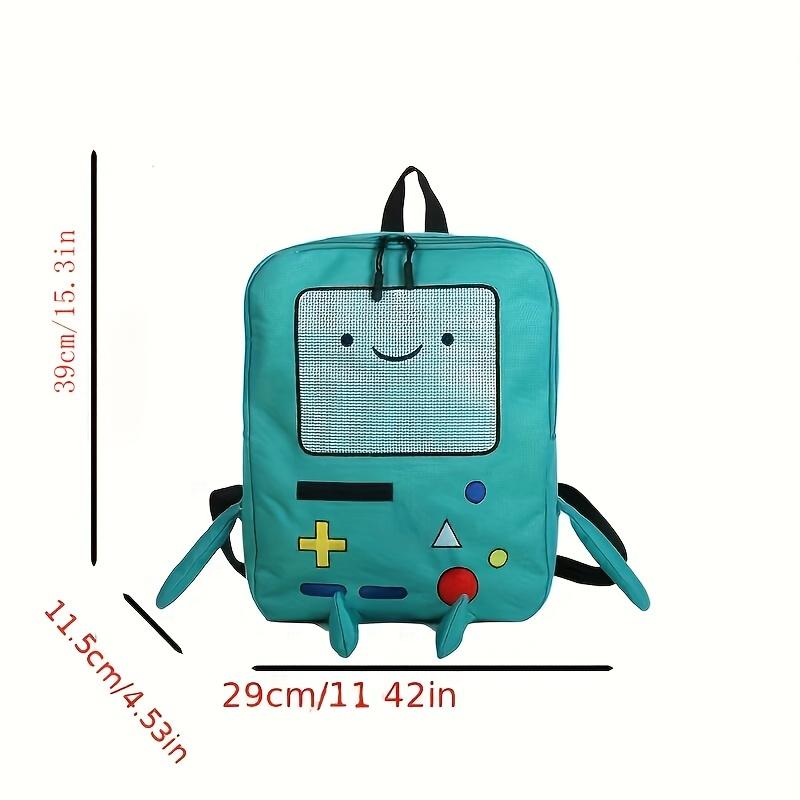 Cartoon Game Console Backpack, Funny Three-dimensional School Bag, Kawaii Nylon Travel Bookbag