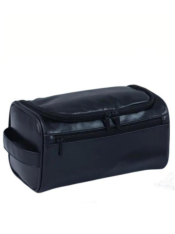 Men's Toiletry Bag, Waterproof PU Leather Bag, Durable and Stylish Travel Organizer for Travel, Travel Essentials, Grooming and Personal Care for Gift