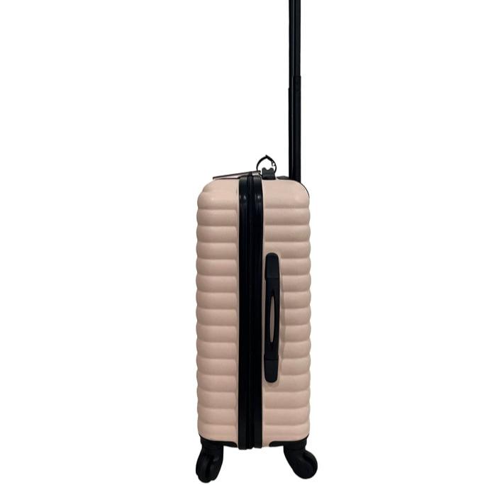 Protege 20Inch Hardside ABS Upright Luggage with 100% ABS Pink Blush