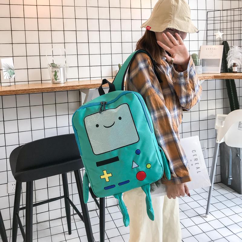 Cartoon Game Console Backpack, Funny Three-dimensional School Bag, Kawaii Nylon Travel Bookbag