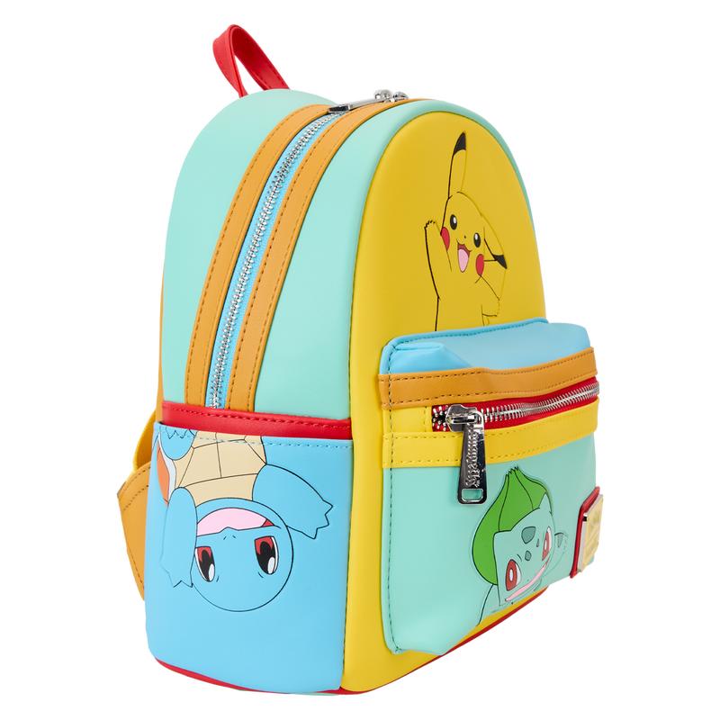 Pokemon Color Block Starters Mini Backpack