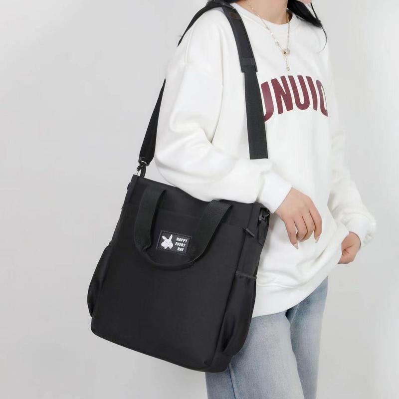 College-Style Shoulder Bag, Detachable Shoulder Strap Tablet Bag, Zipper Laptop Tablet Bag with Compartment, Tablet Accessories for School & Work