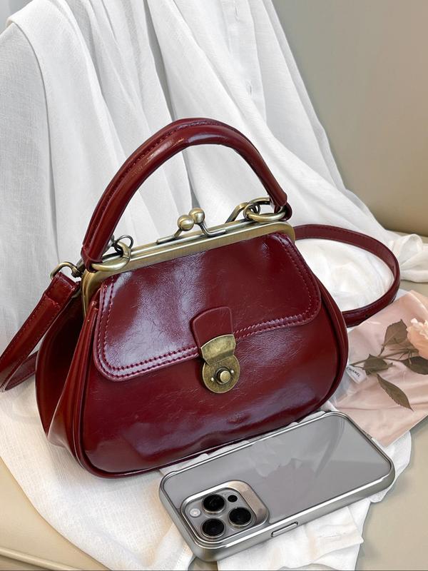 Fashionable Elegant Adjustable Strap Rivet Design Crossbody Bag for Daily Used, Casual Trendy Versatile High-quality Daily Commuting Bag