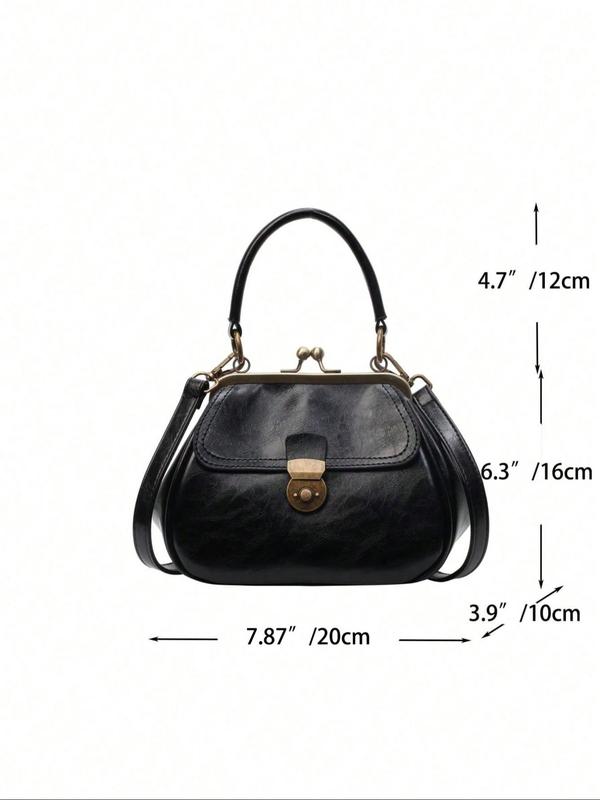 Fashionable Elegant Adjustable Strap Rivet Design Crossbody Bag for Daily Used, Casual Trendy Versatile High-quality Daily Commuting Bag