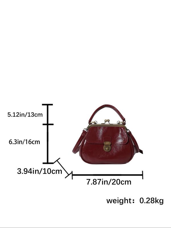 Fashionable Elegant Adjustable Strap Rivet Design Crossbody Bag for Daily Used, Casual Trendy Versatile High-quality Daily Commuting Bag