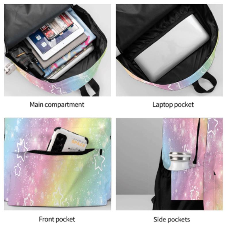 Cartoon Lightweight Backpack  Fashionable Casual Backpack   Travel Backpack   Portable Outdoor