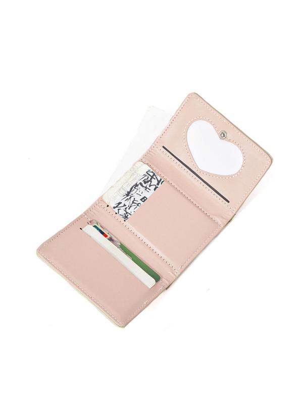 Cute Cat Pattern Trifold Wallet, Multi-card Fashion Simple Change Purse, Casual Trendy Versatile High-quality Daily Wallet