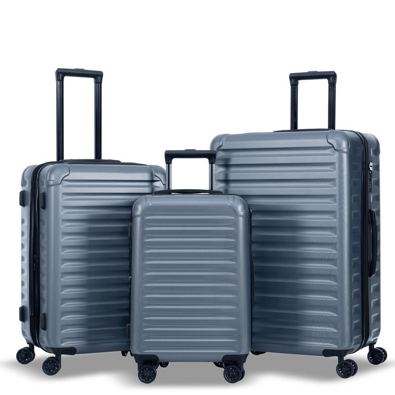 The new luggage can be expanded into a 3-piece set, equipped with lightweight luggage with rotating wheels (20 