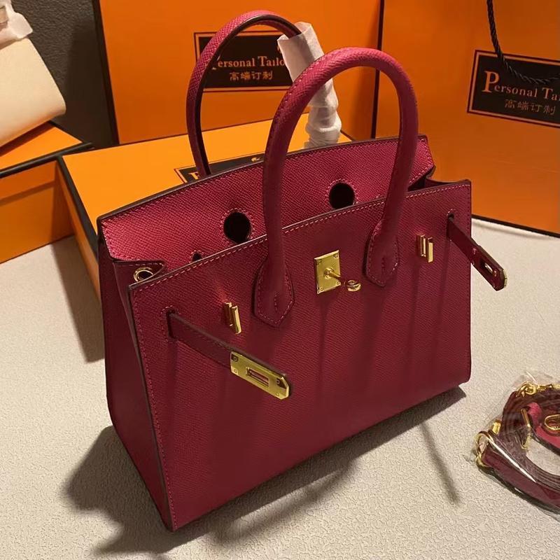 Women's Bag Kelly Bag Women's 2024 New Birkin Bag Large Capacity Portable Shoulder Crossbody Commuter Bag