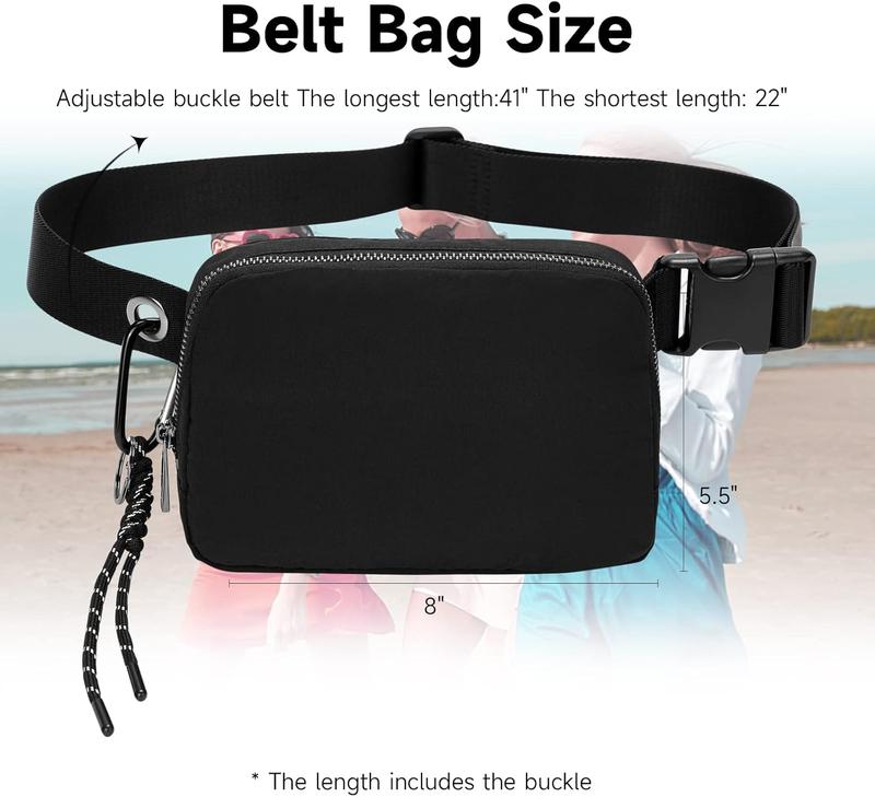 Adjustable Small Waist Pouch Belt Bag for Running, Traveling, and Hiking, Casual Style, Unisex