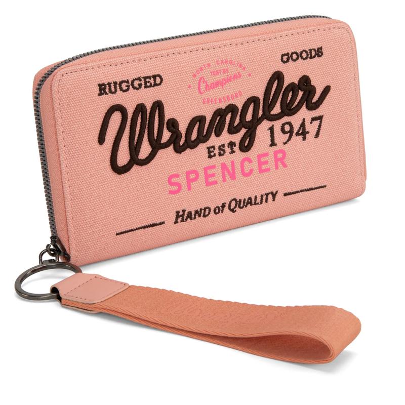 Wrangler Spencer Vintage Canvas Zip Wristlet