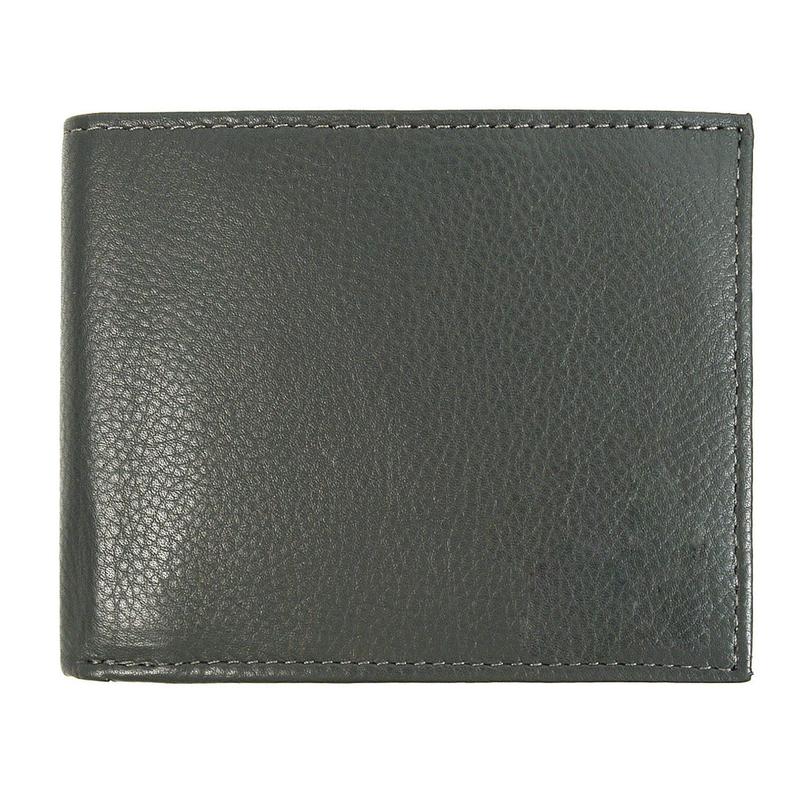 RFID Genuine Leather Bi-Fold Wallet