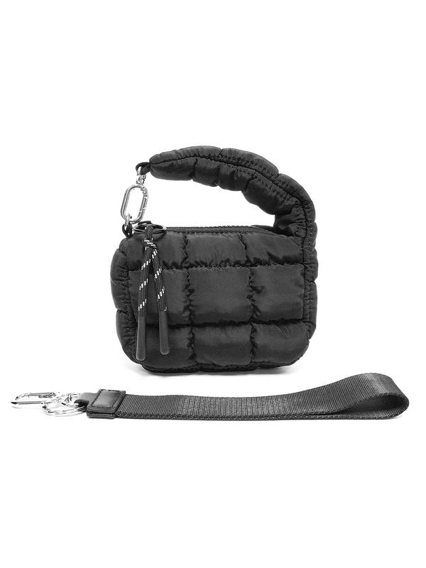 Women's Solid Color Quilted Design Handbag, Fashionable Puffer Design Clutch for Daily Used, Casual Trendy Versatile High-quality Handbag