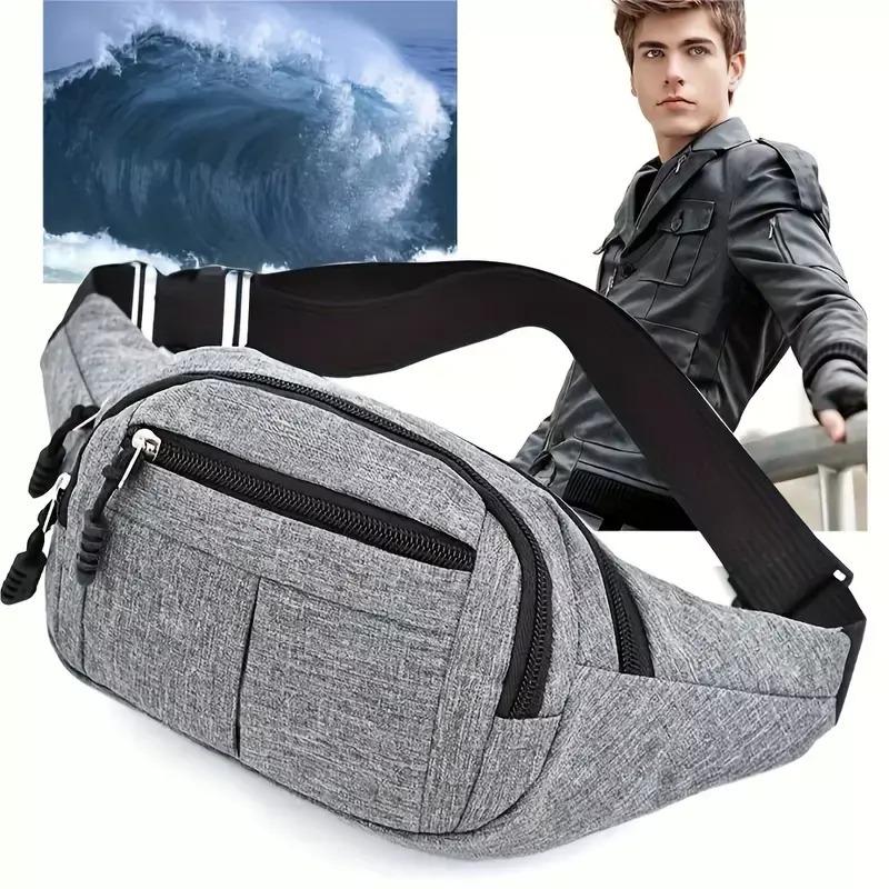 Men Women Fanny Pack Belt Waist Bag Cross body Sling Shoulder Travel Sport Pouch