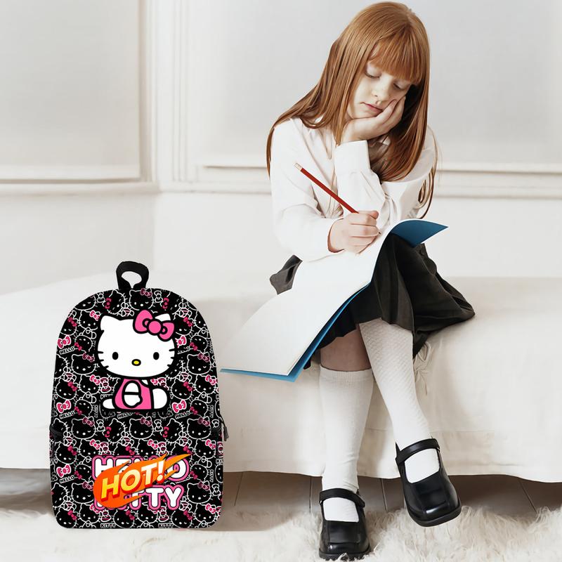 H--e-l--l-o Ki-t--t-y Backpack Set with Large Capacity Laptop Bag Perfect Gift for Birthdays