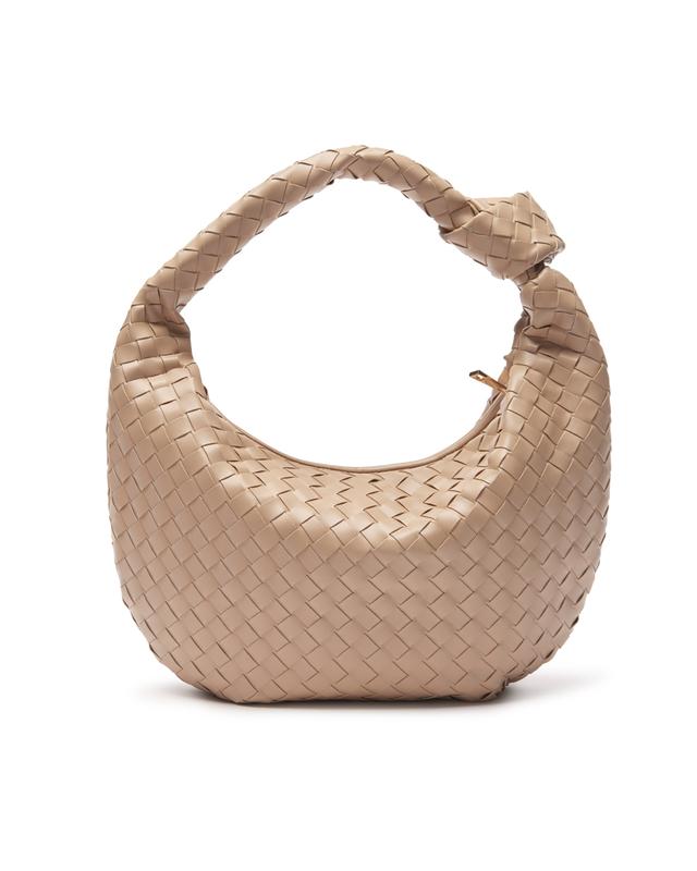 Woven Tote Bag - Over The Shoulder - Soft Durable Vegan Leather -Elevate Your Outfit