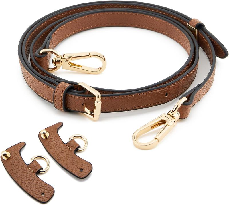 Leather Purse Strap Suitable for Longchamp Handbag,Crossbody Adjustable Shoulder Strap Conversion Kit