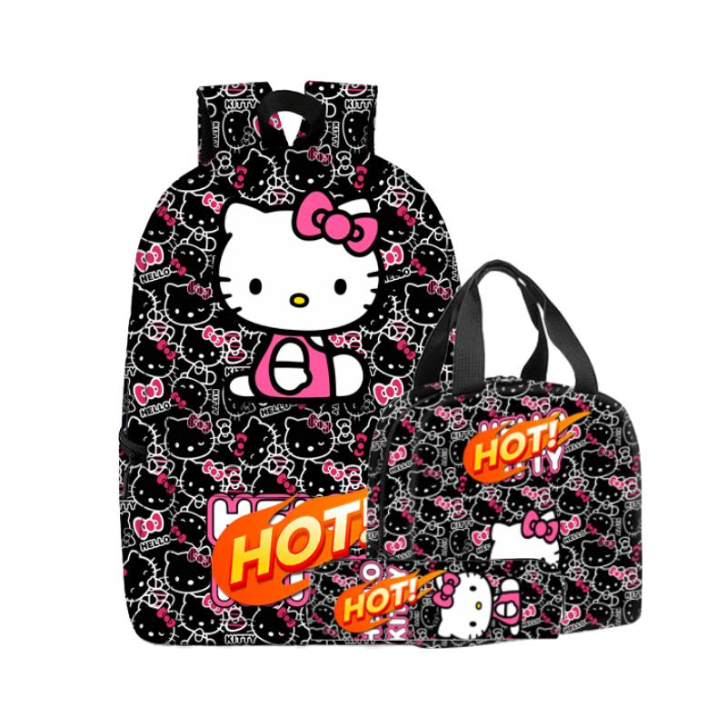 H--e-l--l-o Ki-t--t-y Backpack Set with Large Capacity Laptop Bag Perfect Gift for Birthdays