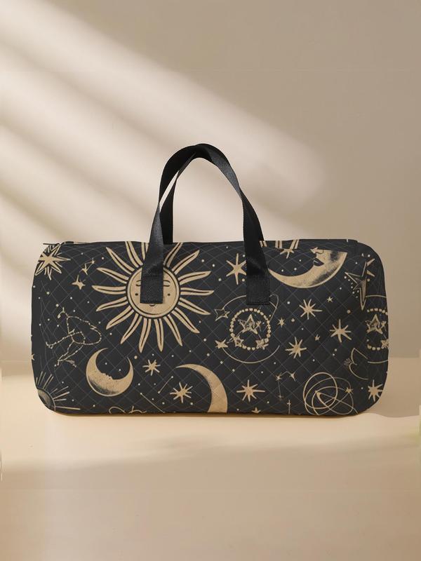 Starry Sky Pattern Duffel Bag, Large Capacity Travel Bag, Fitness Gym Bag , Fashionable Travel Bag for Women & Men