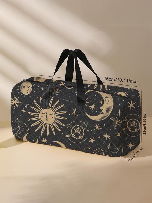 Starry Sky Pattern Duffel Bag, Large Capacity Travel Bag, Fitness Gym Bag , Fashionable Travel Bag for Women & Men