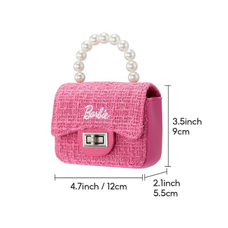 [Christmas Special]Barbie Series Small Fragrance Jelly Bag - Mixed Color Mini Jelly Crossbody Shoulder Bag for Girls, Cute Love Hourglass Design,Birthday gifts, Halloween gifts,School gifts